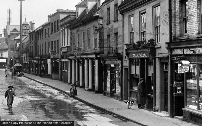 Photo of St Ives, Bridge Street Shops 1914