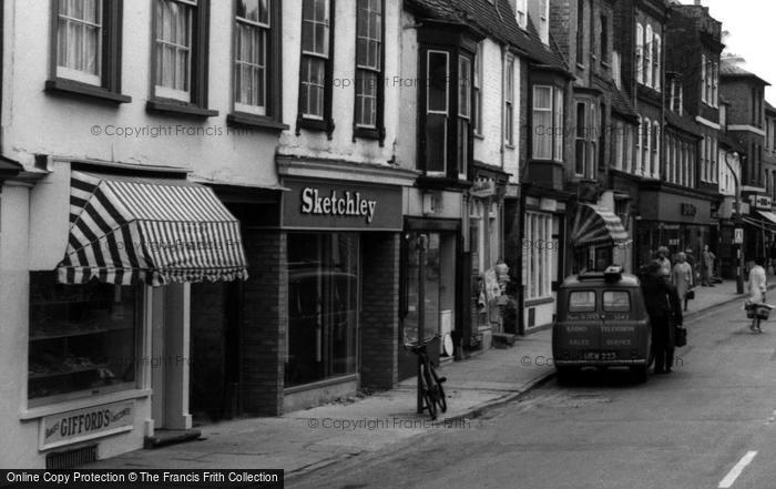 Photo of St Ives, Bridge Street Shops c.1965