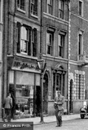 Checking The Time, Market Place c.1955, St Ives
