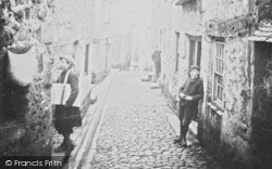 Children In Back Lane 1908, St Ives