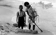 Children On Porthminster Beach 1925, St Ives