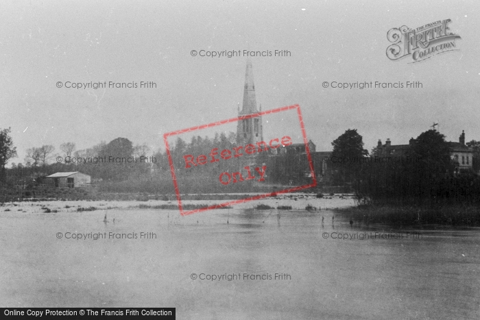 Photo of St Ives, Church From River 1898