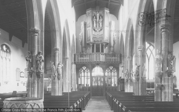 Photo of St Ives, Church Interior c.1955