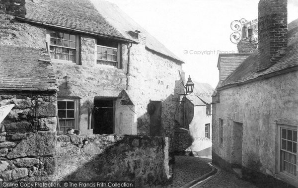 Photo of St Ives, Church Place 1890