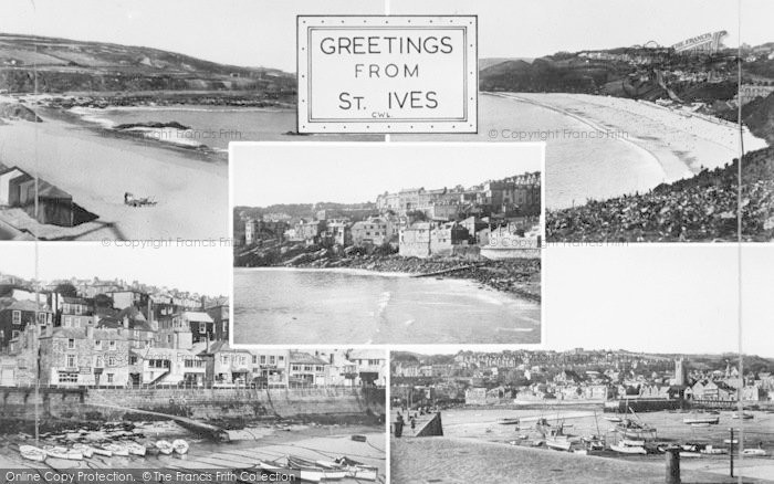 Photo of St Ives, Composite c.1955