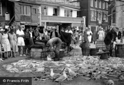 Fish Sales c.1955, St Ives