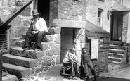 St Ives, Fishermen's Quarters, Back Road East 1906
