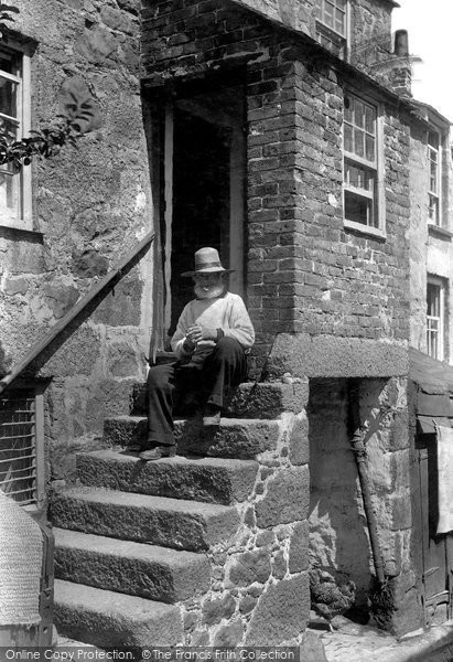 Photo of St Ives, Fishermen's Quarters, Back Road East 1906