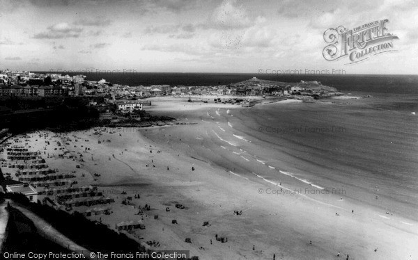 Photo of St Ives, From Porthminster Point c.1960