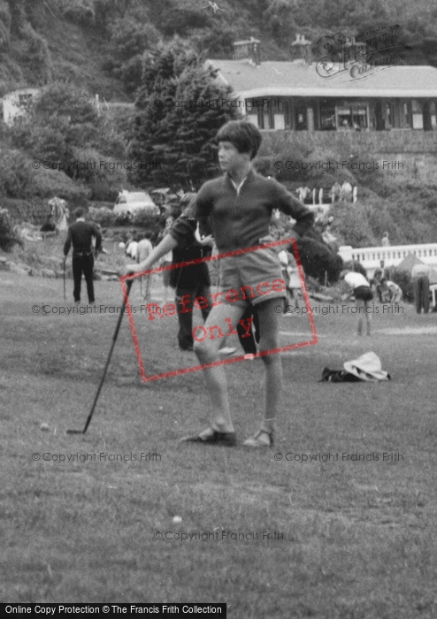 Photo of St Ives, Girl On The Putting Green c.1960