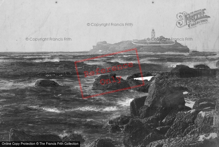 Photo of St Ives, Godrevy Lighthouse c.1920