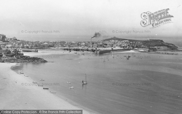 Photo of St Ives, Harbour And Island 1930
