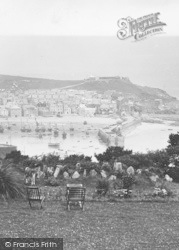 Head And Pier  From Tregenna Castle Hotel Lawns 1925, St Ives