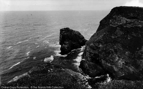 Photo of St Ives, Hell's Mouth c.1960