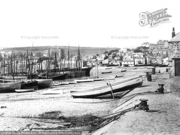 Photo of St Ives, In The Harbour 1890