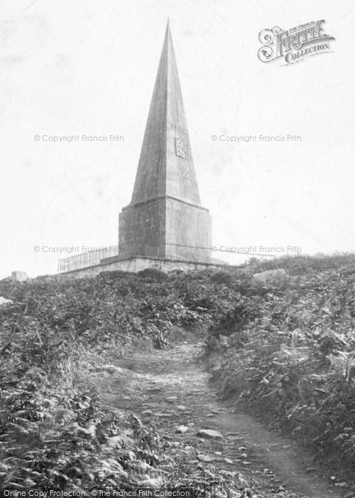 Photo of St Ives, John Knill Monument 1908