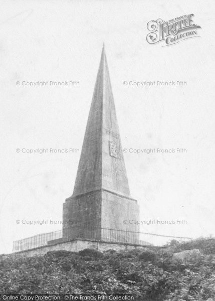 Photo of St Ives, John Knill Monument 1908