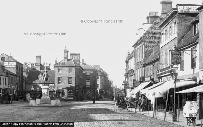 Photo of St Ives, Market Hill 1901