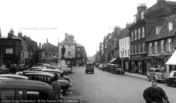 Photo of St Ives, Market Hill c.1955