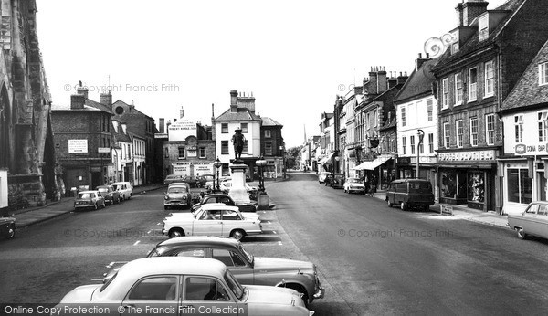 Photo of St Ives, Market Hill c.1960