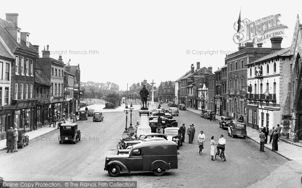 Photo of St Ives, Market Place c.1955