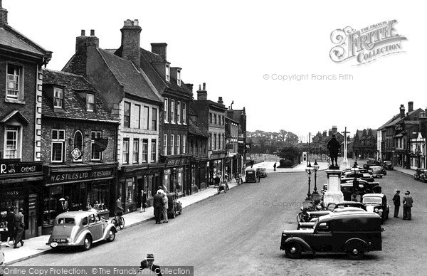 Photo of St Ives, Market Place c.1955