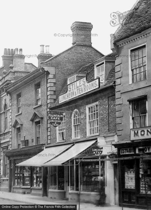 Photo of St Ives, Market Place Café 1914