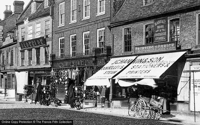 Photo of St Ives, Market Place Shops 1901