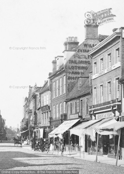 Photo of St Ives, Market Place, Shops 1901
