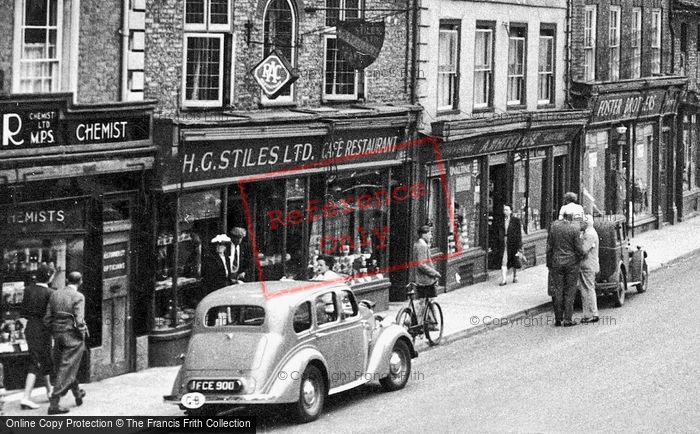 Photo of St Ives, Market Place Shops c.1955