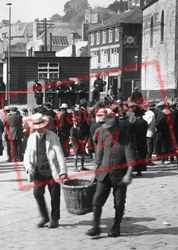 Men At Fish Market 1925, St Ives