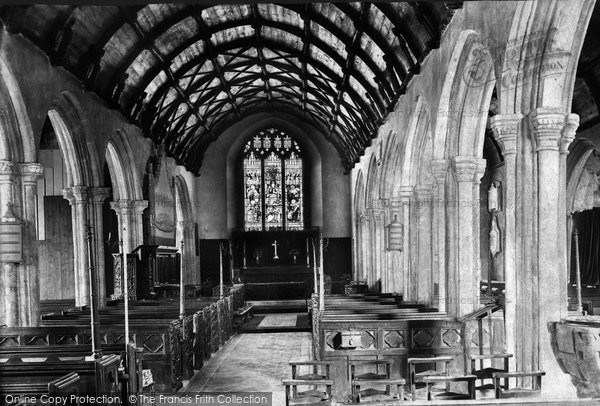 Photo of St Ives, Parish Church Interior 1906