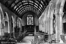 Parish Church Interior 1906, St Ives