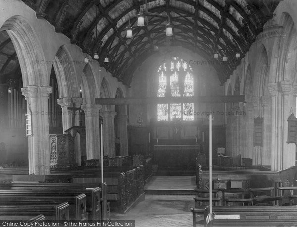 Photo of St Ives, Parish Church Interior 1935