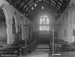 Parish Church Interior 1935, St Ives