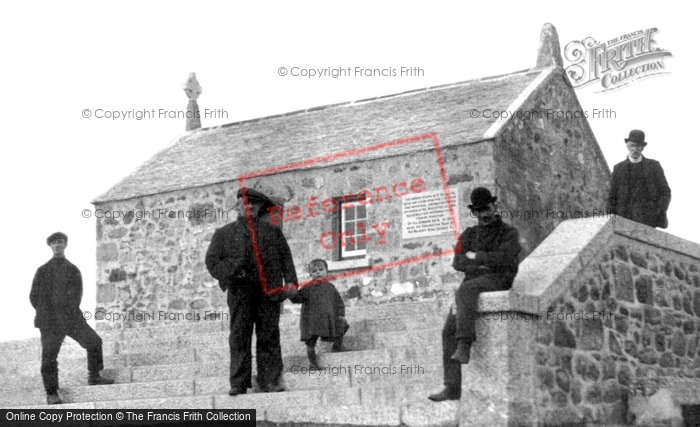 Photo of St Ives, People At The Chapel Of St Nicholas c.1912