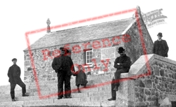 People At The Chapel Of St Nicholas c.1912, St Ives