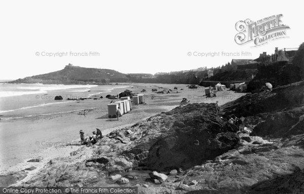 Photo of St Ives, Porthmeor Beach 1908