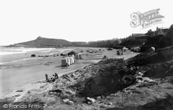Porthmeor Beach 1908, St Ives