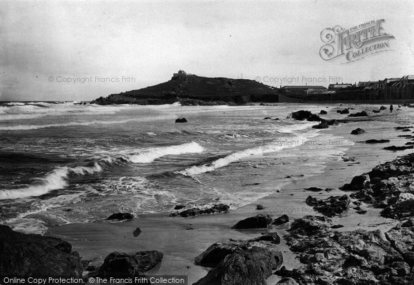 Photo of St Ives, Porthmeor Beach 1922