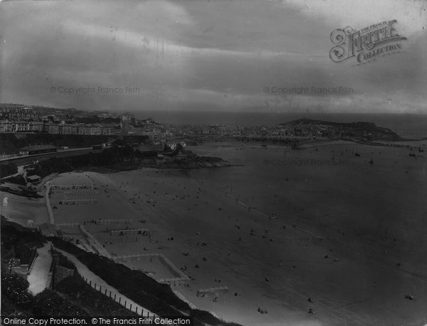 Photo of St Ives, Porthminster Beach And Island 1925