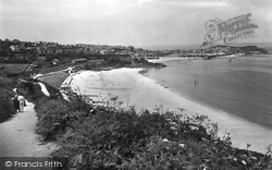 Porthminster Beach And Island 1930, St Ives