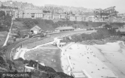 Porthminster Beach And Railway Station1930, St Ives