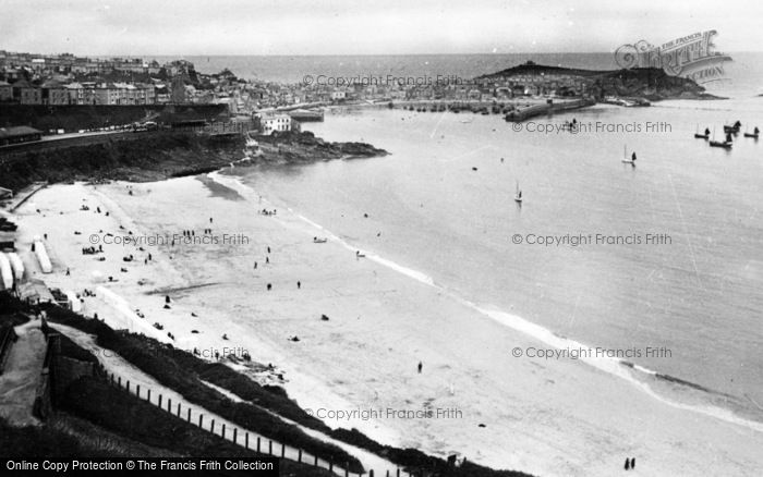 Photo of St Ives, Porthminster Beach c.1910