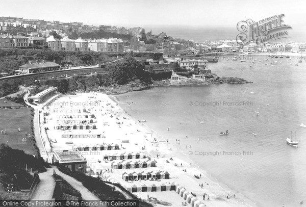 Photo of St Ives, Porthminster Beach c.1955