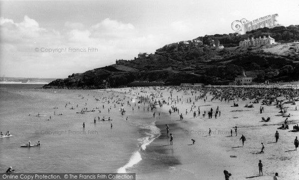 Photo of St Ives, Porthminster Beach c.1960