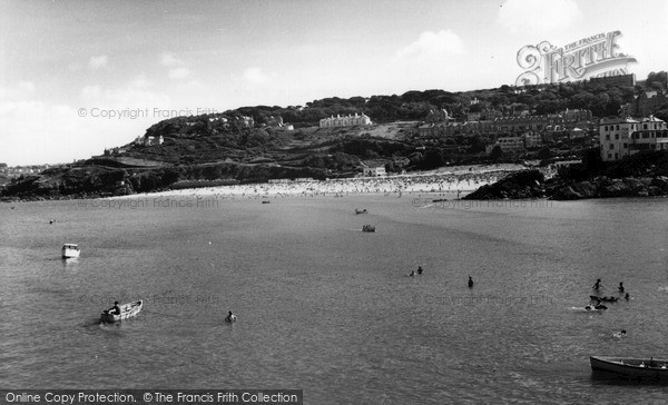 Photo of St Ives, Porthminster Beach c.1960