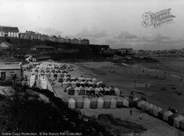 Photo of St Ives, Porthminster Beach Tents 1939
