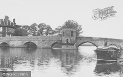 River And Bridge c.1955, St Ives