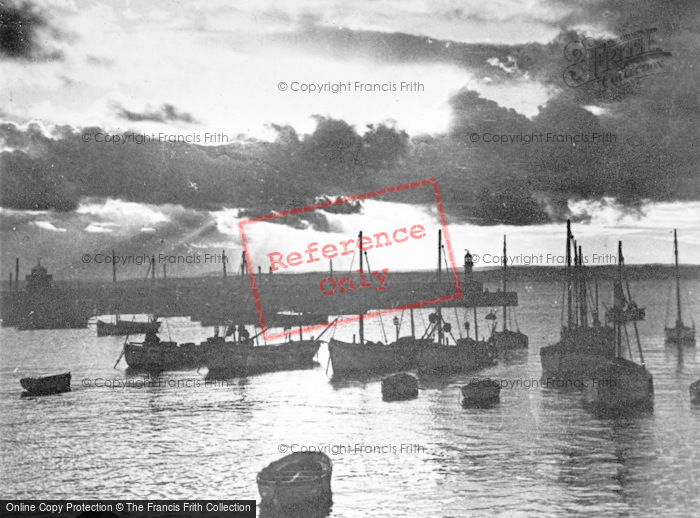 Photo of St Ives, Sunrise Over The Harbour c.1910
